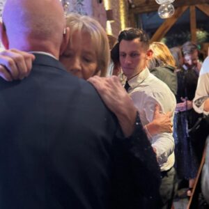 Lucy Davis Instagram - Almost 53 years of marriage. Gave me a bit of a lump in the ol throat to see my folks dancing together at my brothers wedding🥹♥️ #marriagelife