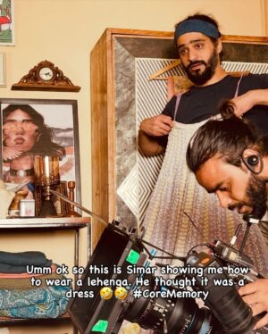 Maanvi Gagroo Instagram - #HalfLoveHalfArranged #behindthescenes Part 1
