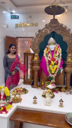 Madhumitha Instagram - Sai ram 🛕✨🙏🏻