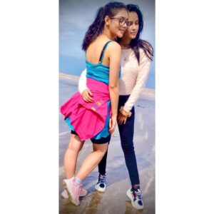 Mallika Singh Instagram - My kiddo😉
Even by hope or faith, my dragging steps
Force me forever through the passing days.
A fairy tale i could ever imagine 
  the most difficult and stubborn time spent with u meri rebel ✨ 
Ur presence in my life will always be appreciated ❤️
@kanchandubey__ 😘