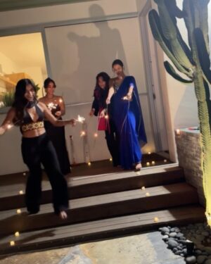 Manasvi Mamgai Instagram - Diwalloween’ 24 🪔🎃 
.
.
#wednesdayaddams #diwali #halloween