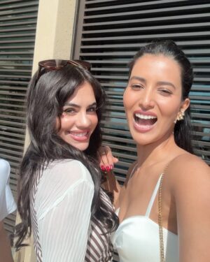 Manasvi Mamgai Instagram - Discovered some great Italian beauty brands with @dailyfrontrow in LA
