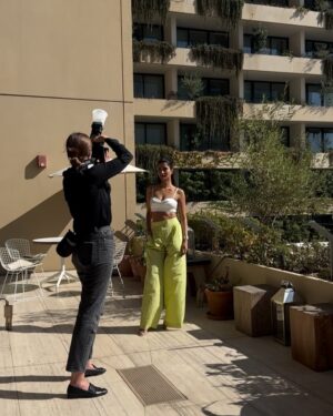 Manasvi Mamgai Instagram - Discovered some great Italian beauty brands with @dailyfrontrow in LA