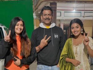 Mani Bhattacharya Instagram - #KANYADAAN 🙏🥰 finally packup 😍😍 @mani_bhattachariya @susheelsingh73 @dharmendra_writer_7