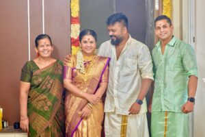 Manimegalai Instagram - Amma & Thambi 🫶
VIP guests of the day ;)