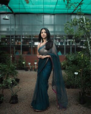 Manvita Kamath Instagram - 🦋🌸🧿
.
.
.
.
@laxmikrishnaofficial 
@suhas_sapthagiri 
@art_by_rekhakarthik 
@geetha_celebritymakeover