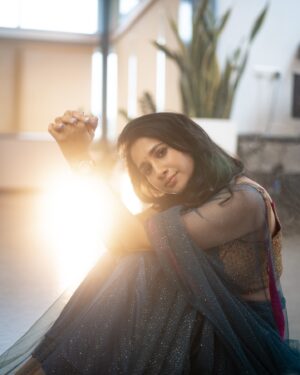Manvita Kamath Instagram - 🦋🌸🧿
.
.
.
.
@laxmikrishnaofficial 
@suhas_sapthagiri 
@art_by_rekhakarthik 
@geetha_celebritymakeover