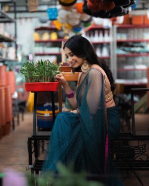 Manvita Kamath Instagram - 🧿🧿🧿🧿
 .
.
Wardrobe and styling @laxmikrishnaofficial 🤗🤗🤗
Mua @art_by_rekhakarthik 
Hair @geetha_celebritymakeover 
Photography @suhas_sapthagiri