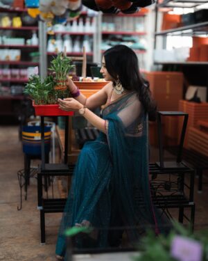 Manvita Kamath Instagram - 🧿🧿🧿🧿
 .
.
Wardrobe and styling @laxmikrishnaofficial 🤗🤗🤗
Mua @art_by_rekhakarthik 
Hair @geetha_celebritymakeover 
Photography @suhas_sapthagiri