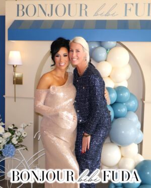 Margaret Josephs Instagram - Oops she did it again…💙✨The best day celebrating bebe Fuda!! @rachelfuda 🍼🩵👶🏻
#babyshower