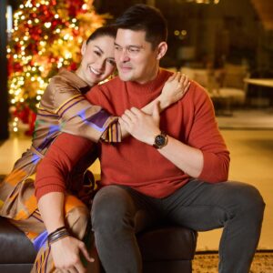 Marian Rivera Instagram - Wrapped in love and holiday cheer with my favorite person by my side. Merry Christmas from us to you! 🎄❤️✨