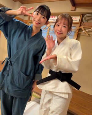 Marina Nagasawa Instagram - 1/11㊏23:35~放送
#桃色探訪　千原せいじさんと夫婦役で出演させていただきます🥰錦糸町の居酒屋の女将です🥰
久しぶりの演技のお仕事とても楽しかったです💪🩷
ケンドーコバヤシさんとは2019年のタモリ倶楽部ぶり...！覚えててくださってめちゃくちゃ嬉しかった😭✨
そして栗山莉緒さんとのお写真も♡可愛すぎてずっといい匂いでワイも倒されたかった(?)です😂😂
ぜひご覧ください☺️🩷

#桃色探訪
#錦糸町
#実は父とよく飲みに行く街