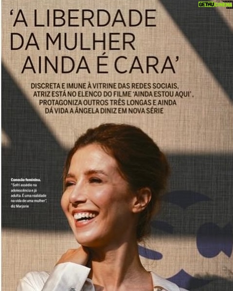 Marjorie Estiano - 15.1K Likes - Obrigada🙏🏻 Prosa boa com @mariafortuna27 ❤️ p Segundo Caderno do jornal O Globo. Foto linda do @leoaversa. Leia aqui: https://oglobo.globo.com/cultura/noticia/2024/11/17/a-liberdade-da-mulher-ainda-e-cara-diz-marjorie-estiano-interprete-de-angela-diniz-vitima-de-feminicidio-em-serie.ghtml