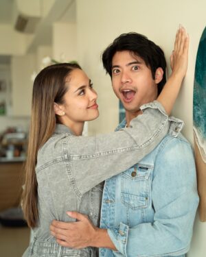 Meganne Young Instagram - Happy happy birthday to my Fofo, my forever, my Dada 🥹 and happy Jowaversary to us 😆 14 years na since you asked me to be your girlfriend… on your birthday hahahaha and now we’ve almost been married for 5 years, are pawrents to Soba and Chia and we’re getting ready to be mom and dad to our baby boy 🩵 thank you for always taking care of me, for your patience and for always pushing me to do my best!!! I’ll be here to do the same for you!!! I gotchu!! 😁 I love you!!!