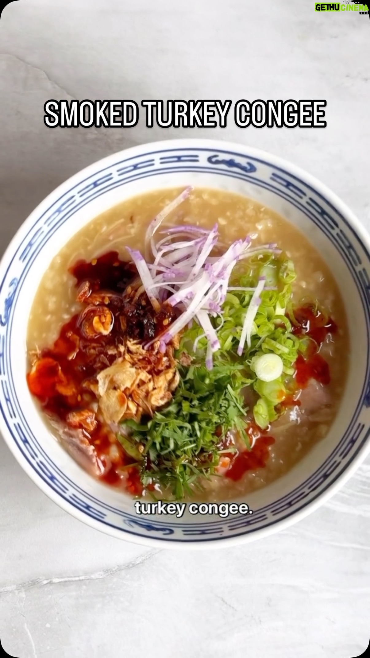 Melissa King - 7.7K Likes - DAY AFTER THANKSGIVING CONGEE 🦃
Don’t throw away your turkey carcass! I like to turn it into a flavorful bone broth then use it to make rice porridge. See the recipe below!
Turkey Stock:
1 x leftover Thanksgiving turkey carcass
1 x large pot
Onions, garlic, ginger, shallots (roughly chopped)
Cover the bones with chicken/turkey stock/water. Simmer for at least 1 hour, up to 6 hours, skimming occasionally. Strain. Shred and reserve the meat.
Congee/Jook:
1 cup white rice (short grain preferred, but long works!)
1 medium yellow onion, small dice
5 garlic cloves, minced
One 2” knob ginger, peel, julienne or mince
4 quarts Turkey Stock
Shredded turkey meat
To taste: Kosher salt, fish sauce, & ground white pepper
Top with 3-5 of your favorite garnishes!