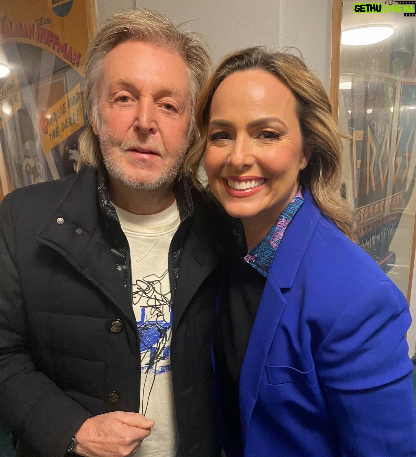 Melora Hardin - 13K Likes - Yep that’s me and @paulmccartney ❤️ Thank you so much for coming to see us on Broadway in McNeal!