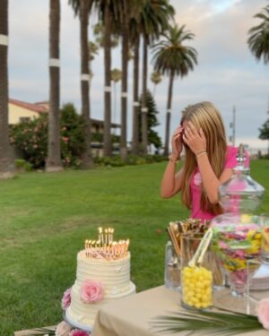 Mia Talerico Instagram - Sweet 16 how was I supposed to know anything …..💕🌸🎀🍬#happybirthday #sweetsixteen #party #flowers Thanks for creating the fun birthday party vibes @amyplayswithflowers @ashlynwiswall