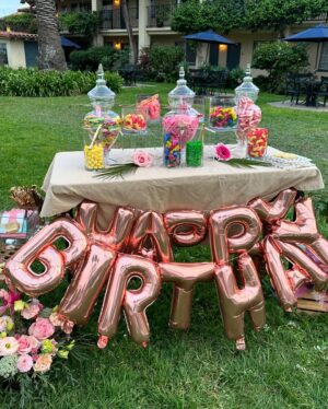 Mia Talerico Instagram - Sweet 16 how was I supposed to know anything …..💕🌸🎀🍬#happybirthday #sweetsixteen #party #flowers Thanks for creating the fun birthday party vibes @amyplayswithflowers @ashlynwiswall