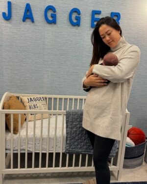 Michelle Wie Instagram - So excited to share Jagger’s nursery I designed with @potterybarnkids we’re can’t wait to watch him grow in this beautiful space! We repurposed our daughter’s twin size mattress into a @potterybarnkids daybed for the nursery and this little functional addition has been a game changer for us so far. 😍 #lovemypbk