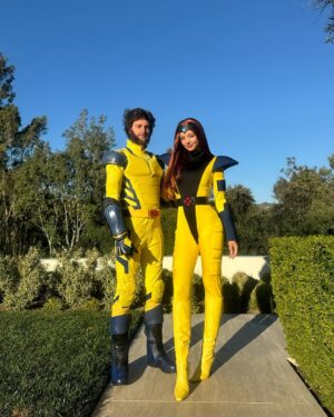 Miranda Kerr Instagram - Wolverine & Jean Grey 💛