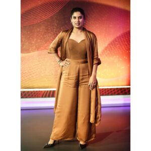 Mithali Raj Instagram - So what’s B̶r̶e̶w̶ brown-ing? ☕️

Outfit - @ampmfashions
Styled by - @ashimash
Image by - @auhsojv 

#Style #Fashion #OOTD