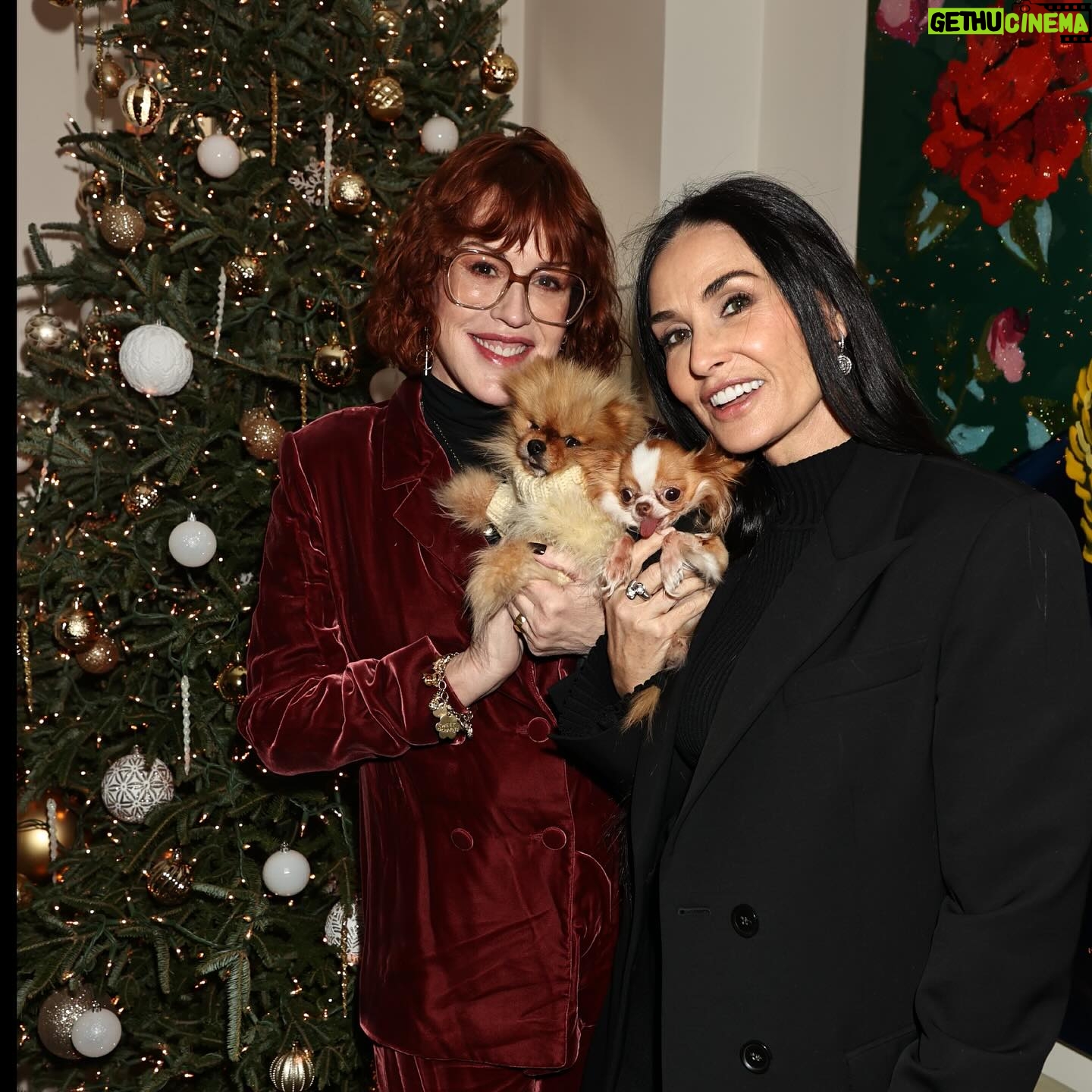 Molly Ringwald - 28.7K Likes - Milly & Mouse reunited at last! Happy birthday Demi and congratulations on the GG nomination!