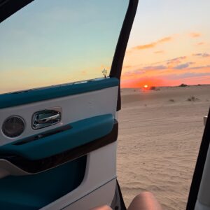 Nargis Fakhri Instagram - Finally got to use my cars back seats to watch the sunset! 🌅