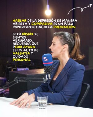 Natalia Valdebenito Instagram - Día Internacional de Lucha contra la Depresión, reflexionamos sobre la importancia de tratar este tema con empatía y sin estigmas.✨🧠

Recordemos que hablar de salud mental es clave para la prevención. Si necesitas ayuda, en @ministeriosalud puedes comunicarte con la Línea de Prevención del Suicidio al *4141. 

Además, puedes ver el programa “Café con Nata” de Radio @subelaradio  completo en su canal de YouTube. ✨🧠

Mi maquillaje estupendo de @franco_galvz 💄
(Lamina 7 *** comunicarte***)