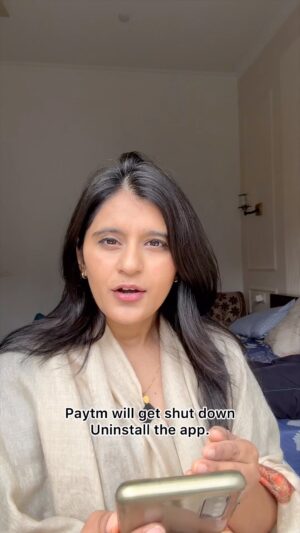 Neha Nagar Instagram - Paytm will shut down ?Uninstall the app ?

RBI has a come up with a new rule. From March 1st, some customers will not be able to do some transactions through Paytm.

As Restrictions are on Paytm Payment Bank transactions, not on Paytm transactions .

People with accounts in Paytm Payment Bank won’t be able to use money deposit, UPI, Fastag, Wallet etc. from March 1st.

But normal Paytm users who link their bank accounts and use Paytm with UPI or wallets won’t be affected.

And even those with Paytm Payment Bank accounts don’t need to worry. They can still withdraw their money after 1 March .

Spread the right info.

Neha Nagar, Paytm Crash , Paytm News , Personal Finance , Stock Market