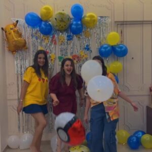 Nehalaxmi Iyer Instagram - Its our #pokemon gurl #pikachu ‘s Bday and i have to announce she is finally a Grown up NOT yet thats why her bday party theme is pokemon 😅😂😂😂
Happiest bday cutest most @nehalaxmi_ 💖💖💖💖