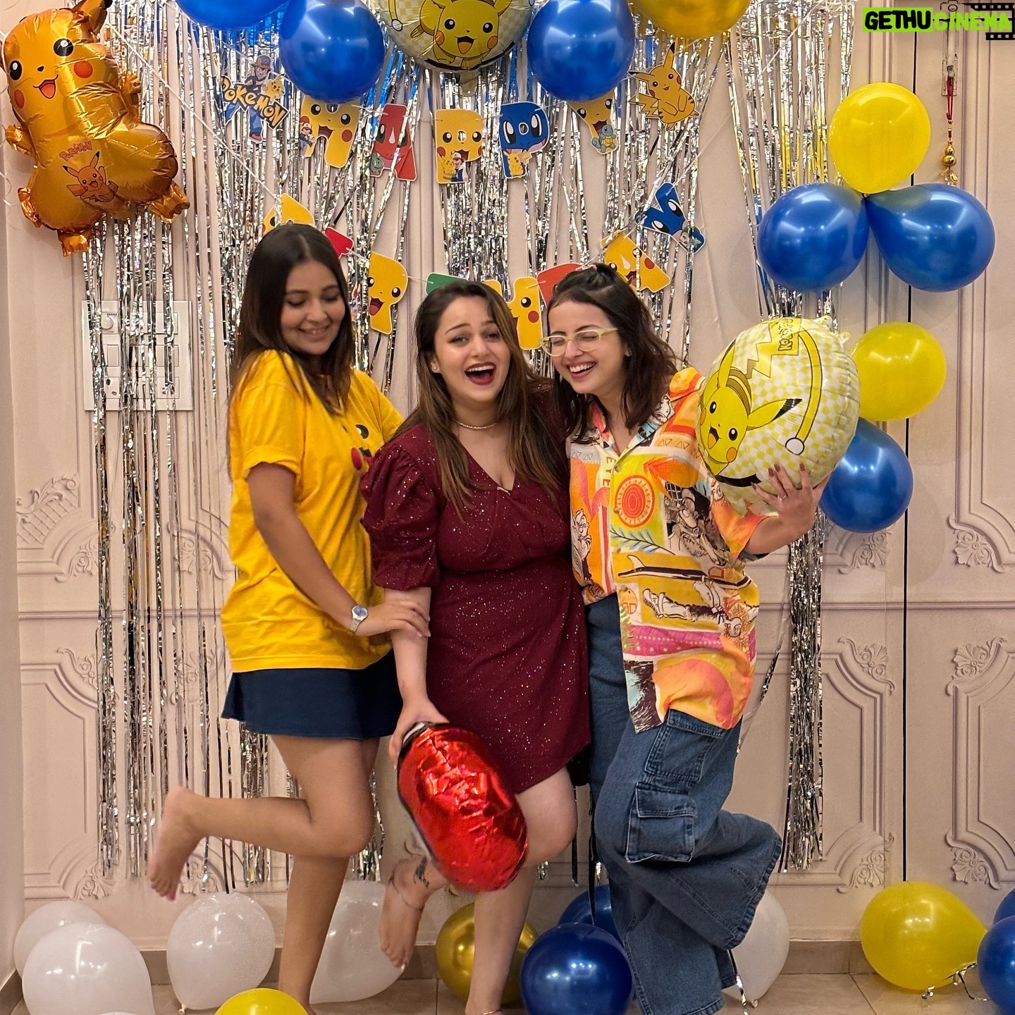 Nehalaxmi Iyer - 123.5K Likes - Its our #pokemon gurl #pikachu βs Bday and i have to announce she is finally a Grown up NOT yet thats why her bday party theme is pokemon π
πππ
Happiest bday cutest most @nehalaxmi_ ππππ