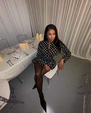 Neverly Paris Instagram - Bday dîner of my love @marwamerazka ❤️ 

Kara Polka Dot Bubble Skirt by @fashionnova ✨ 
Cyber monday Discounts: 

50-99% OFF EVERYTHING