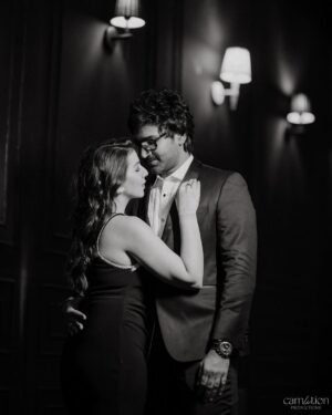 Nikki Galrani Instagram - It’s my favorite human’s Bdayyyy 🤗
Thank you for being you & for being mine Nanu ♥️
I love you maxxx @aadhiofficial ✨
#HappyBirthday 

Shot by 📸 @camlition_productions 🖤
