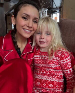 Nina Dobrev Instagram - first christmas as fiancées 🥹🤍