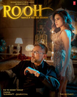 Nushrratt Bharuccha Instagram - A surprise!!! this song is not a part of GLORY its something exclusive for heartbroken music lovers !! @nushrrattbharuccha @tseries.official 
Directed by @mihirgulati  THIS DECEMBER !! 
Dance if you are broken !! 
#yoyohoneysingh @itsrdm