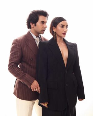 Patralekha Instagram - Wearing @balenciaga
Mesh skirt @harshitanagiofficial
Jewels @misho_designs
Styled by @sanamratansi
Style team @sanjamkaur92
SR & Co Manager @jaferalimunshi
HMU @ankitamanwanimakeupandhair
Photographer @tridevsudevan

On @rajkummar_rao
Full suit @raamzlabel
Tie & pocket square @thetiehub
Shoes @lussolifestyleofficial
Styled by @sanamraransi
Style Team @sanjamkaur92
SR & Co Manager @jaferalimunshi
Photographer @tridevsudevan