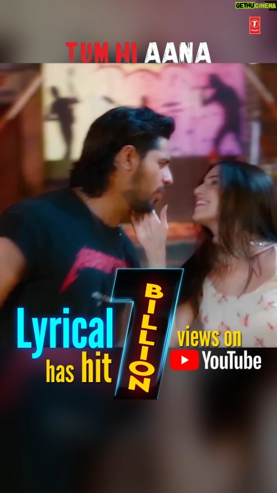 Payal Dev - 31.3K Likes - 1 Billion hearts, 1 timeless melody ✨ #TumHiAana lyrical video hits a billion on YouTube! Thank you for all the love! ❤️
@tseries.official @tseriesfilms #BhushanKumar #KrishanKumar @milapzaveri @onlyemmay @madhubhojwani @nikkhiladvani @divyakhossla @riteishd @sidmalhotra @tarasutaria @rakulpreet
@jubin_nautiyal @payaldevofficial @Kunaalvermaa @adityadevmusic @emmayentertainent @marjaavaanthemovie