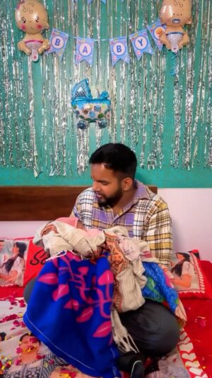 Poonam Sharma Instagram - Welcome of baby 👶🥰😍 
#new #viral #trend #baby #reels #happymoments