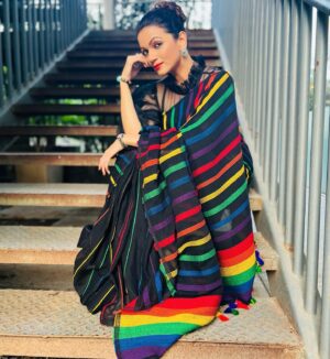 Prachee Shah Instagram - …
Because everyday is Saree day 😍❤️
.
#worldsareeday #sarees 
#sareelove #sareelover #simply #me #kathakdancer #actor #pracheeshahpaandya