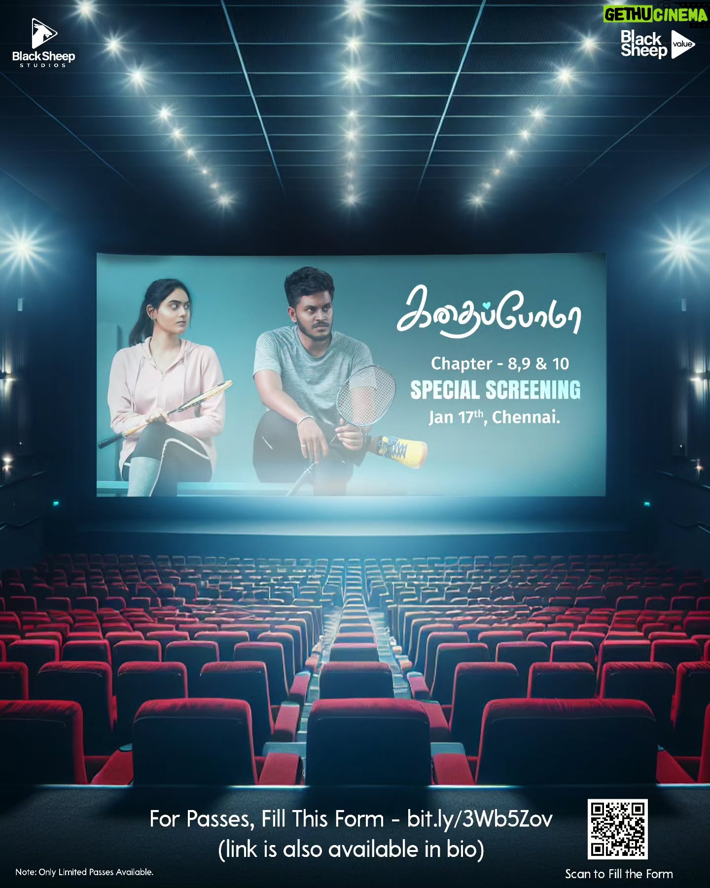 Preetha - 50K Likes - Every Love Story has a Unique End ā¤ļø
Passes Update! š¢
Donāt miss your chance to witness the Kadhaipoma 2 ā Last 3 Chapters Fans Special Screening!
šļø How to get your pass?
Fill out the form nowālink in bio & story!
Hurry! Limited passes available! šļø
#Kadhaipoma2 #FanScreening #LimitedPasses #kadhaipoma2fanscreening #np #Preetha