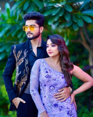Preethi Sharma Instagram - SRIDHYA 🫰🏻💕

@the_prithviraj ✨

Wearing - @the____thread 🖤
 @mokshe_rental_destination 💜

Mua - @priyanka_makeupartist_hair 💫

📸 - @photography_shyam_ 💫

#sridhya #aadhya #zeekutumbamawards2024 #psr #zeetelugu #preefam☮️ #preevibes☮️ #preelovesyou☮️