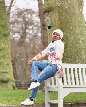 Premi Viswanath Instagram - Can you be my sunshine in this cozy weather ❄️ 

.
.
.
.
.
#amsterdam #trend #blue #weather #mallu #telugu #fashion