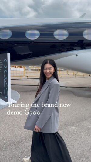 Race Wong Instagram - Since I got to tour the brand new #gulfstream #G700 I thought I should share this experience with you 🫶🏼. There’s already a waiting list of more than a hundred orders so if you wanna order this, you can get yours in 2026 😉

#privatejets #exclusivetours