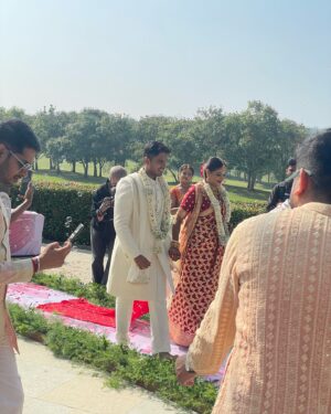 Rachana Inder Instagram - Everything about this day was perfect. My girl @ratna__das just got hitched 🧿♥️
 You guys are setting standards too high!

👗: @radheysdesignerstudio 

Accessories: @thespatika ♥️