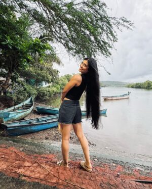 Radhika Bose Instagram - Monsoon Goa is very different from the Goa I have visited before .
I am in love with this version 
@yogasini 
#yogasini 
.
.
.
.
#goa #goadiaries #india #iphonephotography