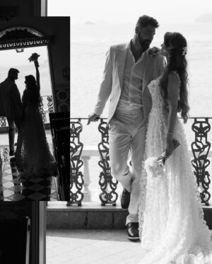 Rayanne Morais Instagram - Bodas de Papel 📜

Há um ano, começamos a escrever nossa história juntos e nos tornamos Sr. e Sra. Morais Pecoraro. Hoje, renovamos nossos votos, casando novamente. 
Como Deus nos surpreende! 
Hoje, somos a verdade q virou testemunho. 

(Rayanne) Eu ñ fazia ideia do q Ele iria fazer quando me deu a palavra: “Vou ressignificar seus anos em dias”. Logo após meu batismo, no dia seguinte, lá estava eu caminhando p/ o futuro que Deus havia reservado p/ mim, sem q eu sequer imaginasse. 

Já nos perguntamos: por quê? Por que ñ anos atrás? Fizemos escolhas erradas com nossas próprias mãos, e isso nos fez atrasar o q Deus tinha para nós. Atrasar, mas ñ anular. Pq nada neste mundo, nem ninguém, pode parar um projeto de Deus. O inferno tentou nos distrair ao longo do caminho e, quando finalmente nos encontramos, ele se levantou para manchar, com suas mentiras, o projeto de Deus, p/ q ñ tivéssemos autoridade. (Golias tinha a espada, mas foi Davi quem a usou. Deus usa até o inimigo p/ preparar o instrumento da sua vitória). Deus é justiça, Ele ama a justiça e é o nosso advogado. A mentira ficou com Satanás e a verdade virou testemunho do que Deus fez em nossas vidas. 
Somos a união de um propósito, uma união p/ algo muito maior do que nós mesmos. Somos testemunho vivo da fidelidade, bondade e misericórdia de Deus. Por mais q tenhamos nos atrasado, Deus nunca desistiu de cumprir o extraordinário em nossas vidas. Hoje, somos FELIZES PARA SEMPRE, pq assim Deus fez. 
Que a nossa história de superação e de vida em Deus traga esperança p/ você naquilo q Ele nos prometeu. 
Viva uma vida extraordinária em Deus! 
Ela está disponível p/ todos aqueles q se entregam e confiam em Cristo. 
Não é fácil, mas só vive o propósito quem suporta o processo. Fique tranquilo, pq Deus nos ajuda no processo também. Basta se entregar a Ele. 
Ñ poderíamos deixar de comemorar este dia sem transbordar na vida de cada um aqui com o nosso testemunho de tudo que Deus fez e faz. 

Com muito amor e carinho por essa equipe de milhões.
📷 @d51fotografia 
🎥 @kenzifilms 
🏝️ @gp_greenparadise 
👰🏼‍♀️ @stephaniecachapuz 
🎀 @suzette.atelier
💐 @o__buque 
🤵🏻‍♂️ @rafferoficial @samantha_szczerb