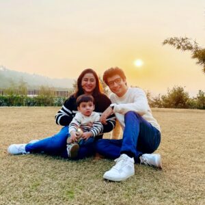 Ridhima Ghosh Instagram - Seven years ago today, we stood together, surrounded by love, promises, and dreams for the future. Today, we celebrate not just those promises but the beautiful reality we’ve built—a journey of love, laughter, and our greatest adventure yet, Dheer. ❤️

Here’s to the past 7 years and the many chapters still to come. Happy ‘social wedding’ anniversary to us! 🥂✨

 #ThisIsUs #SevenYearsStrong #FamilyFirst