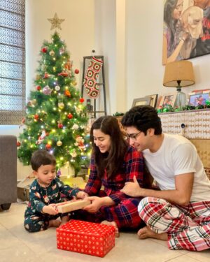 Ridhima Ghosh Instagram - ✨ Christmas Morning Bliss! 🎄🎁

There’s nothing more magical than watching the wonder of Christmas through Dheer’s eyes. His little hands tearing open gifts, his laughter filling the room, and the warmth of family around the tree—this is what the holidays are all about.

Here’s to love, laughter, and creating beautiful memories together. From our family to yours, Merry Christmas! ❤️🎅

#FamilyChristmas #MakingMemories #Christmas2024