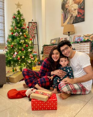 Ridhima Ghosh Instagram - ✨ Christmas Morning Bliss! 🎄🎁

There’s nothing more magical than watching the wonder of Christmas through Dheer’s eyes. His little hands tearing open gifts, his laughter filling the room, and the warmth of family around the tree—this is what the holidays are all about.

Here’s to love, laughter, and creating beautiful memories together. From our family to yours, Merry Christmas! ❤️🎅

#FamilyChristmas #MakingMemories #Christmas2024