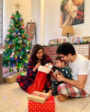 Ridhima Ghosh Instagram - ✨ Christmas Morning Bliss! 🎄🎁

There’s nothing more magical than watching the wonder of Christmas through Dheer’s eyes. His little hands tearing open gifts, his laughter filling the room, and the warmth of family around the tree—this is what the holidays are all about.

Here’s to love, laughter, and creating beautiful memories together. From our family to yours, Merry Christmas! ❤️🎅

#FamilyChristmas #MakingMemories #Christmas2024